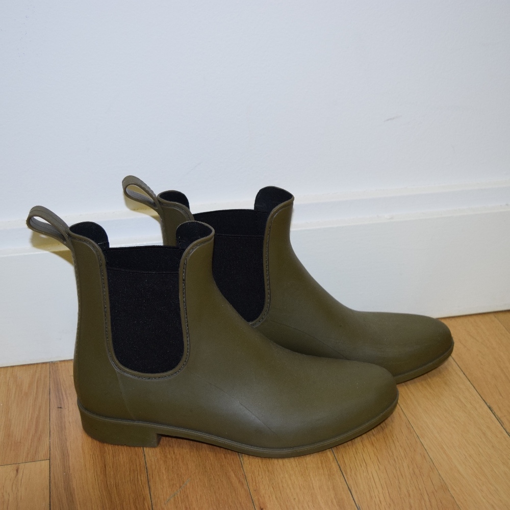 JCrew Chelsea rain boots
